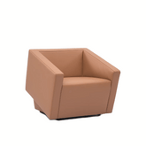 Cut Single Seater Cubical Fabric Office Lounge Sofa - Gavisco Office Furniture